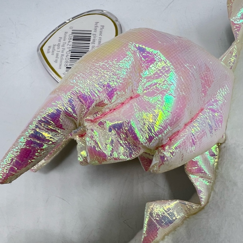 Vintage 1995 Ty Magic the Dragon Beanie Babies Collection RARE Plush PVC Pellets - Picture 9 of 17